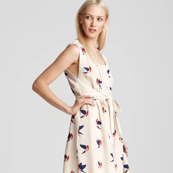 Marc by Marc Jacobs Silk Finch Flight Dress - Picture 1 of 3